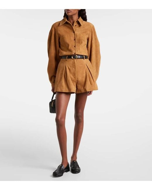 Camisa De Ante ROTATE BIRGER CHRISTENSEN de color Brown