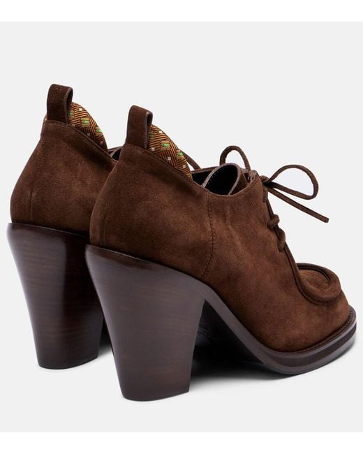 Etro Brown Suede Desert Boots
