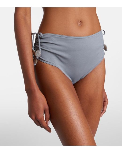 Eres Gray Christie Beaded Bikini Bottoms