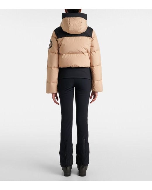 Goldbergh Black Village Quilted Down Ski Jacket