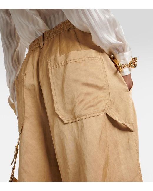 Dorothee Schumacher Natural Slouchy Coolness Wide-Leg Pants