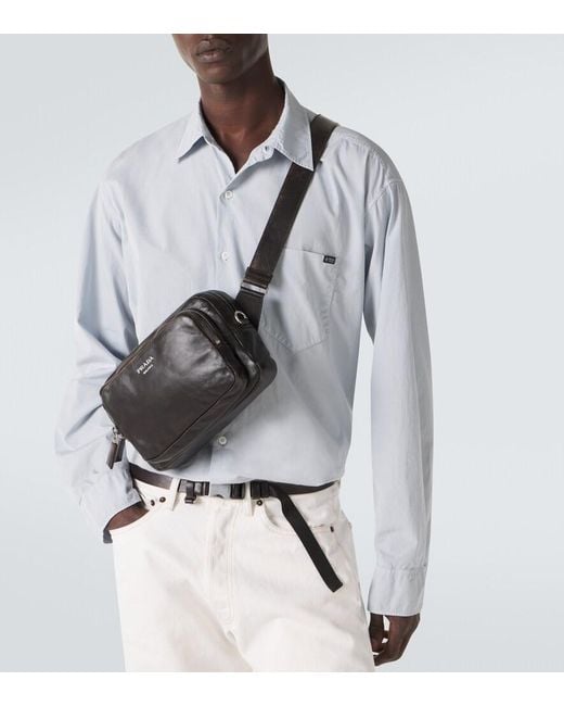 Borsa A Tracolla di Prada in Black da Uomo