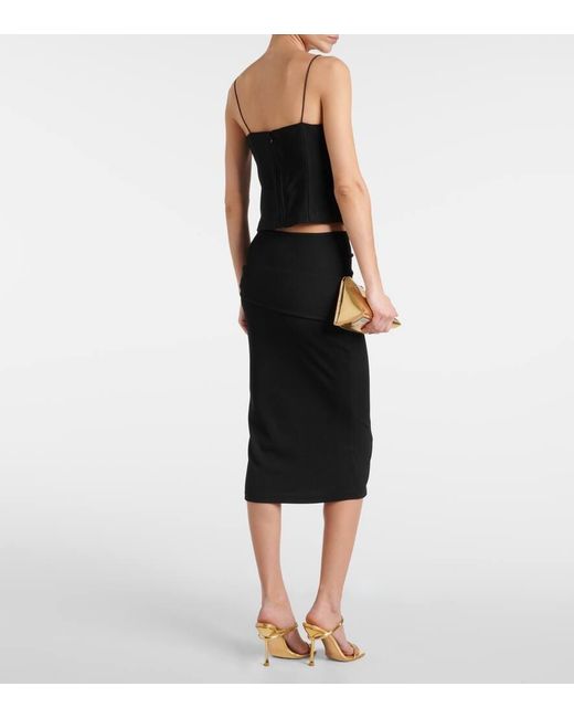 Christopher Esber Black Volcan Cutout Tank Top