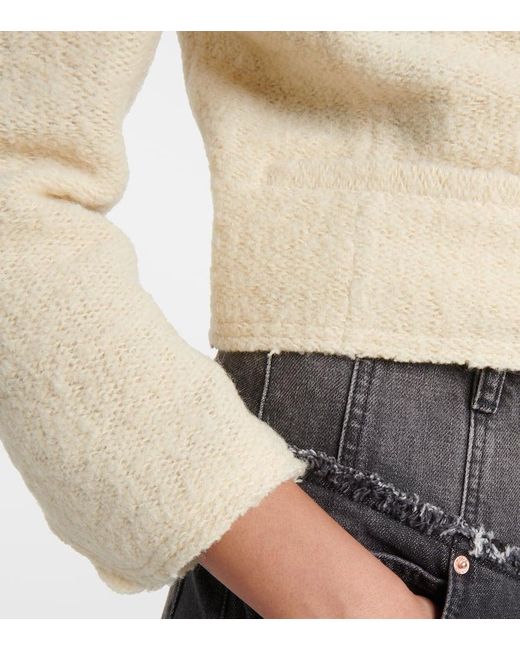 Isabel Marant Natural Pully Wool-blend Jacket
