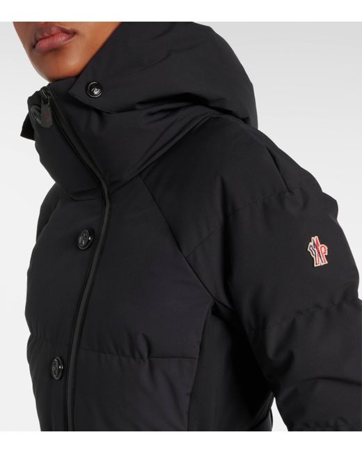 Moncler Black Guyane Down-Paneled Ski Jacket