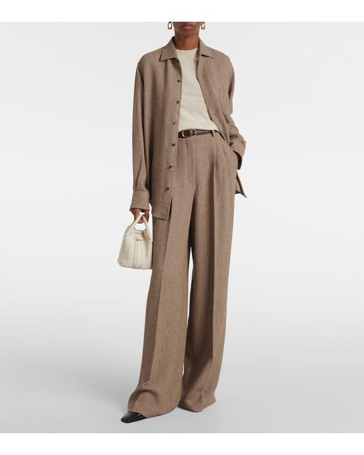 Loro Piana Natural Ice Wish Knitted Cotton Top