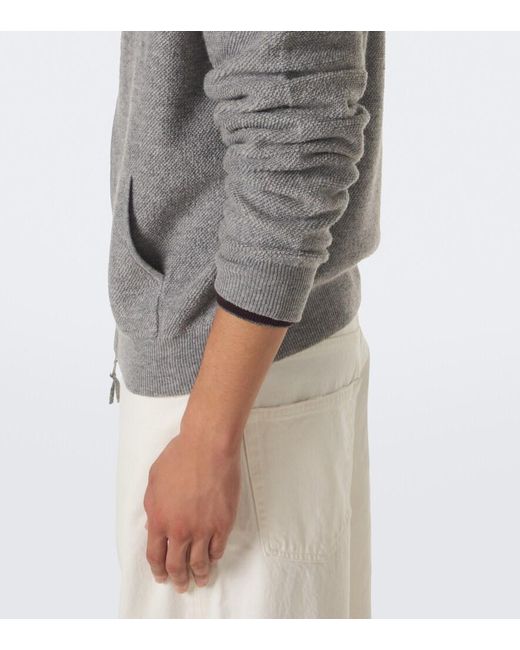 Allude Pullover Aus Einem Wollgemisch in Gray für Herren