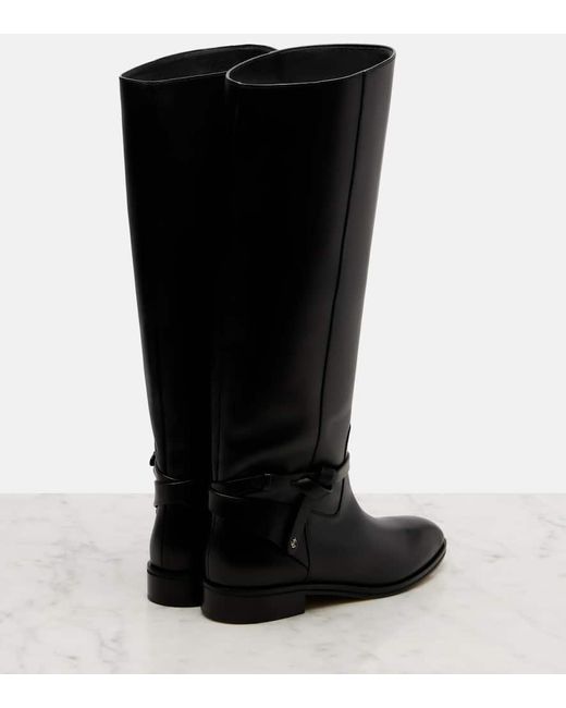 Jimmy Choo Black Stiefel Lawton Aus Leder