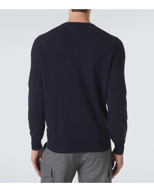 Pullover di Brunello Cucinelli in Blue da Uomo