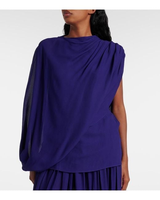 Alaïa Blue Balloon Top