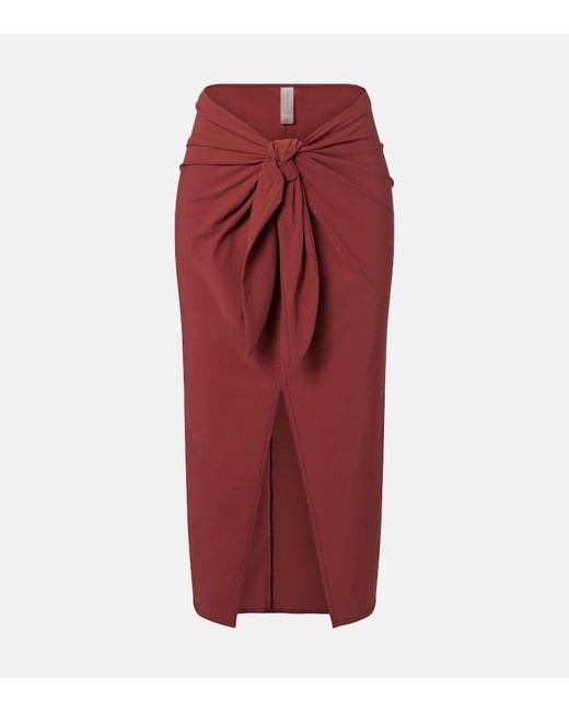 Karla Colletto Red Basics Beach Cover-Up