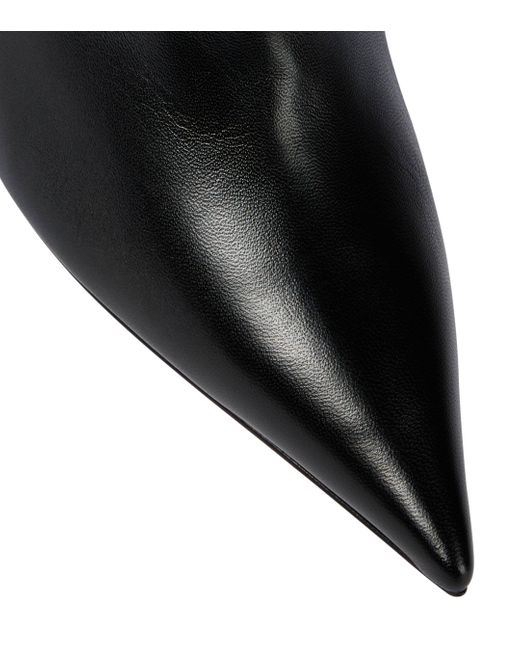 AMINA MUADDI Black Jahleel Leather Over-the-knee Boots