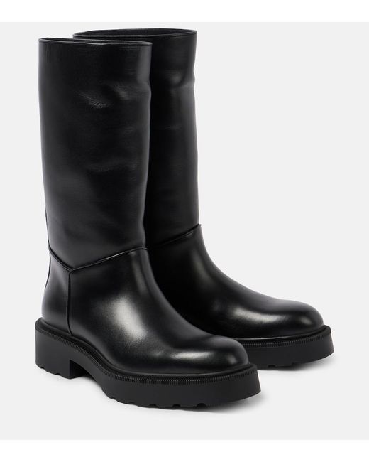 The Row Black Nobilis Tr Leather Boots