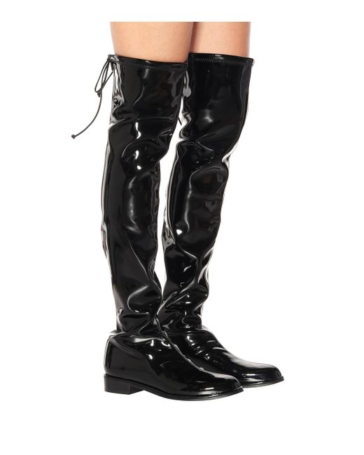 stuart weitzman leather lowland boots