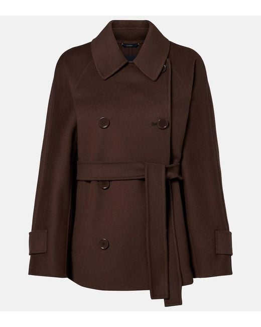 Max Mara Brown Louise Virgin Wool Jacket