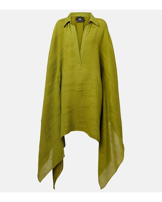‎Taller Marmo Green Guadalupe Pleated Kaftan