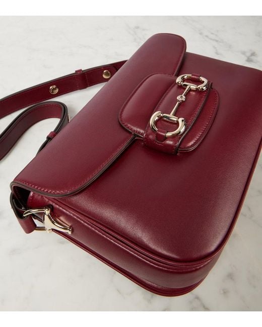 Gucci Purple Horsebit 1955 Medium Shoulder Bag