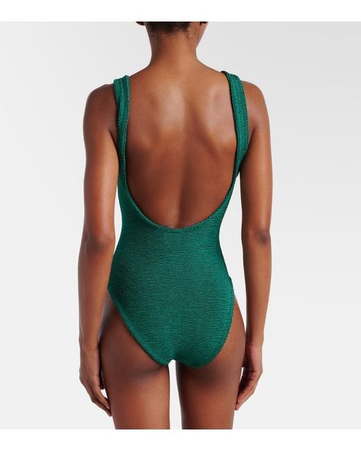 Hunza G Green Domino Swimsuit