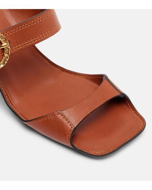 Zimmermann Brown Solena Leather Mules