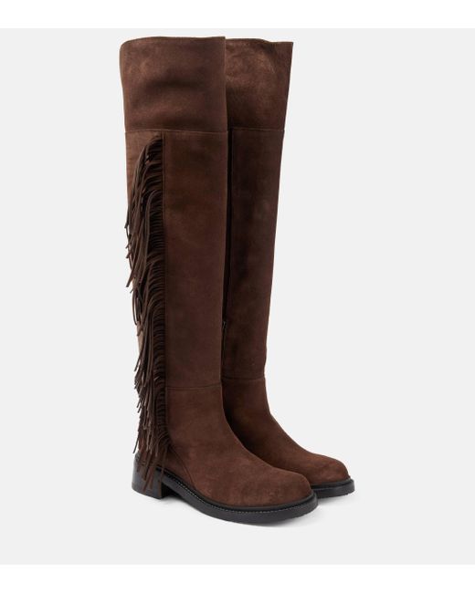 See By Chloé Brown Joice Suede Knee-high Boots