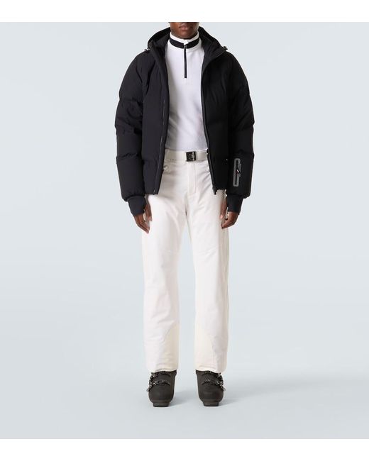 Bogner White Joscha Jacquard Ski Top for men
