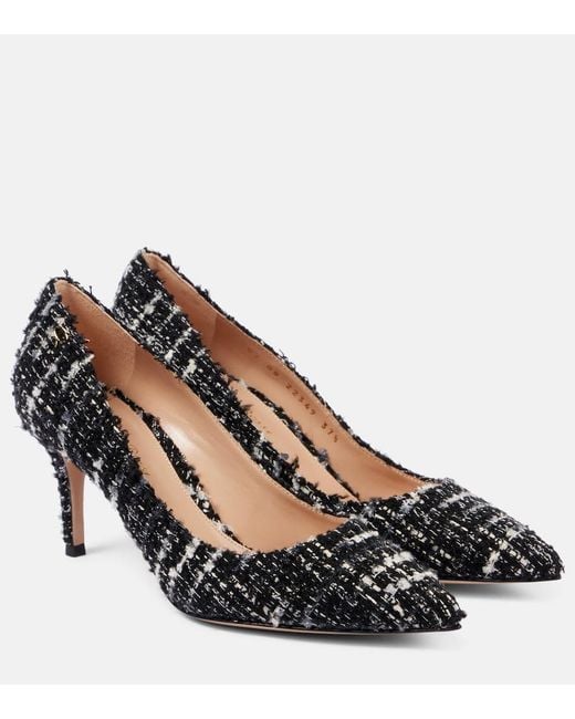 Gianvito Rossi Black 70 Boucle Pumps