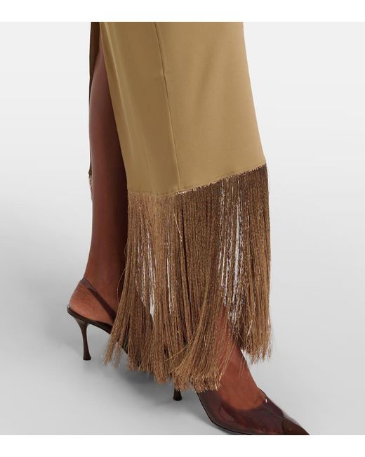 Robe Longue Berlin En Crepe Taller Marmo en coloris Natural