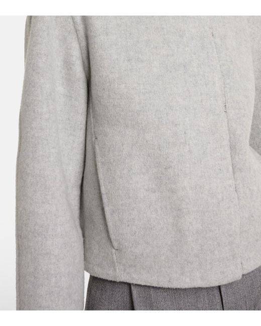 Vince Gray Wool-Blend Jacket