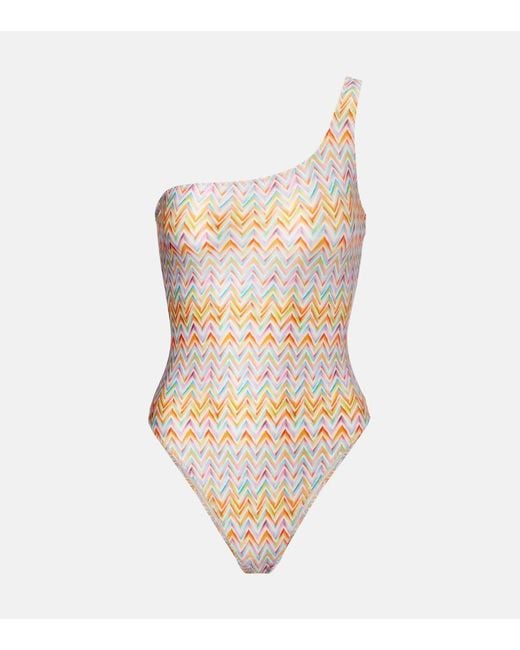 Missoni White Chevron Swimsuit