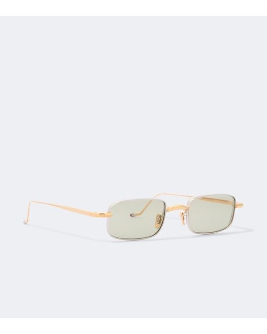 Jacques Marie Mage Metallic Dusk Rectangular Sunglasses for men