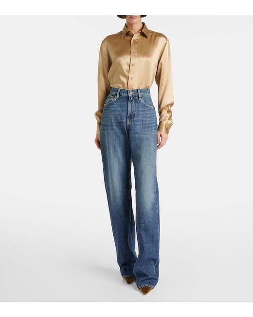 Ralph Lauren Blue Novah Straight Jeans