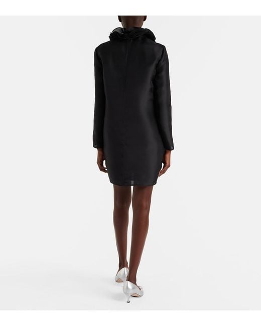 Gucci Black Silk Minidress