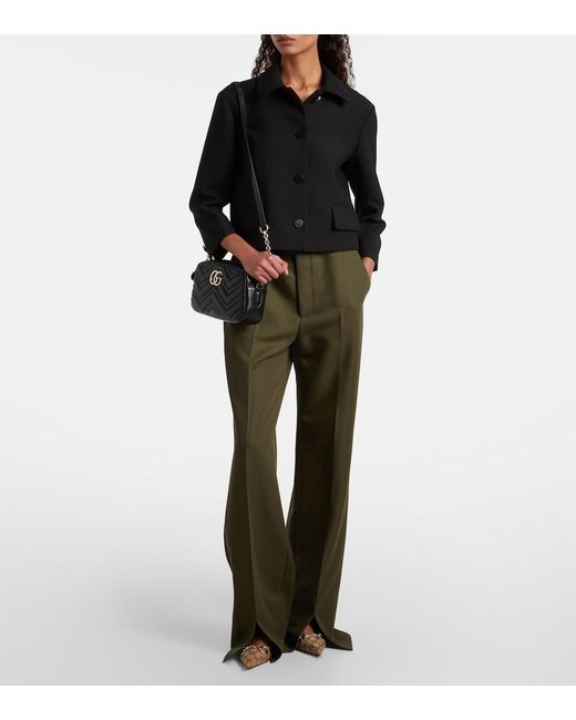 Gucci Natural Erin Gg Canvas Horsebit 45 Pumps