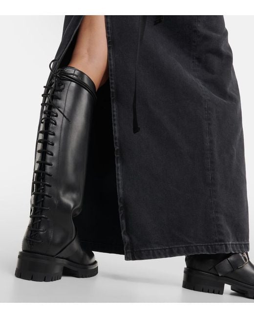 Ann Demeulemeester Black Ans Boots