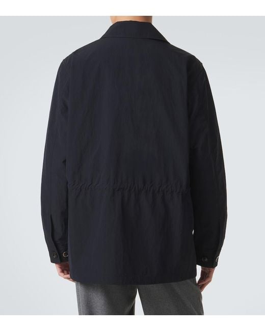 Burberry Blue Ekd Field Jacket for men