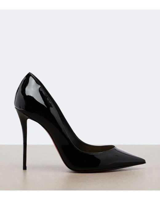 Christian Louboutin Black La Pigalle Patent Leather Pumps