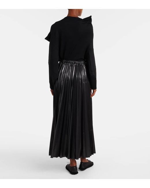 Junya Watanabe Black Maxirock Aus Jersey