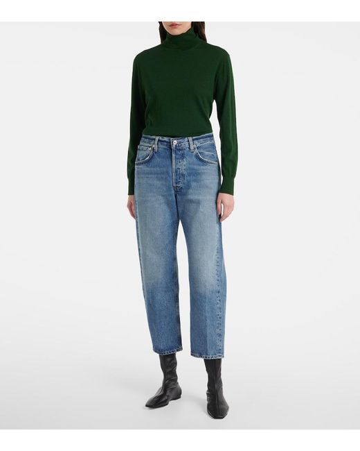 Citizens of Humanity Blue Winslow Mid-Rise Straight Jeans