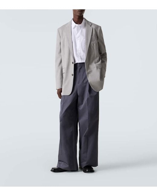 Loewe Weite Mid-Rise-Hose in Blue für Herren