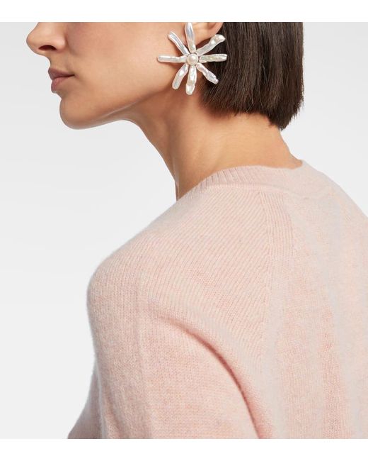 Simone Rocha White Earrings With Freshwater Pearls
