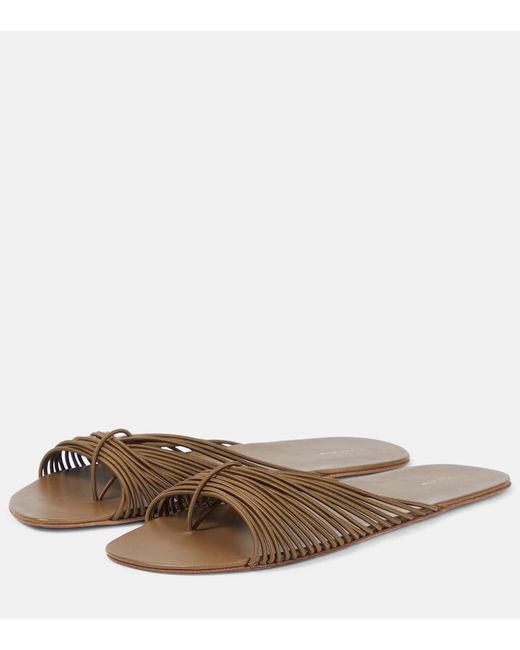 The Row Brown Sara Slides