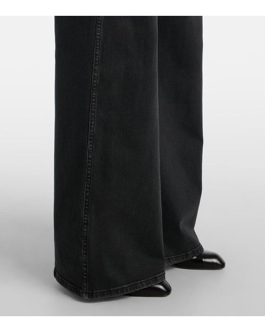 Khaite Blue Dane Wide-Leg Jeans