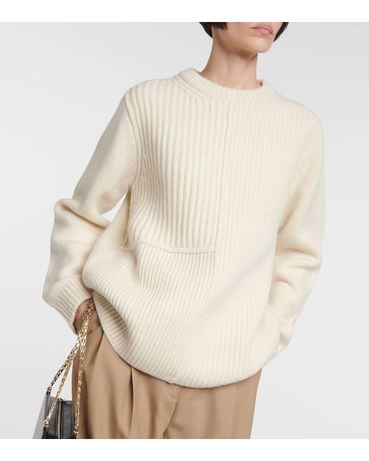 Totême  Natural Pullover Aus Wolle