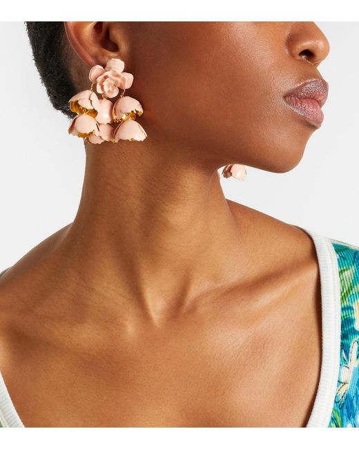 Pendientes Flower Cloud Chloé de color Pink