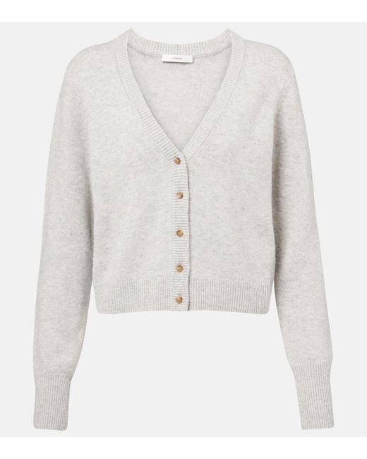 Vince White Wool And Cashmere Cardigan