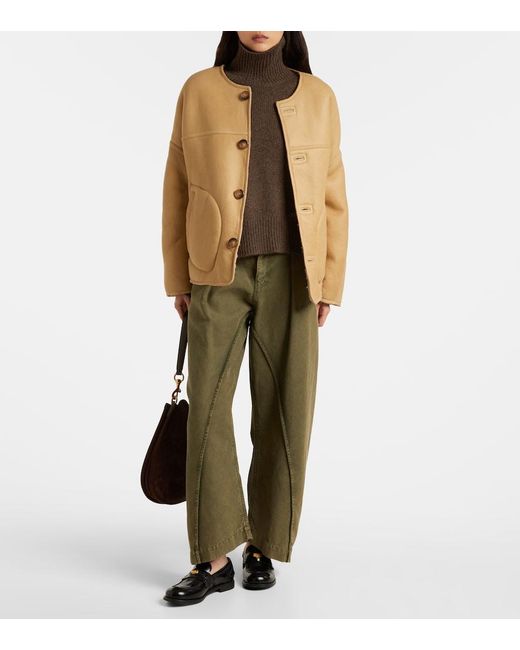 Polo Ralph Lauren Natural Reversible Leather Jacket