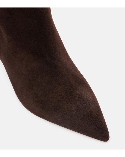 Malone Souliers Black Nolan 70 Suede Knee-High Boots