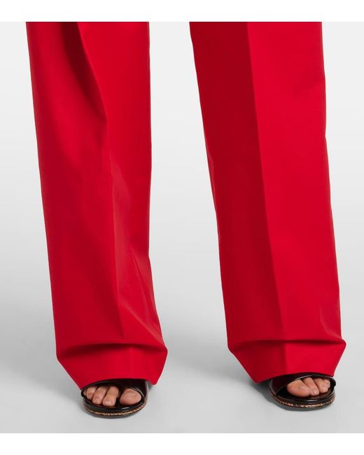Jacquemus Red Le Pantalon Curzio Trousers