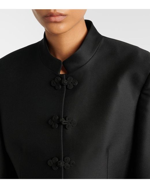 Rohe Black Wool-Blend Jacket