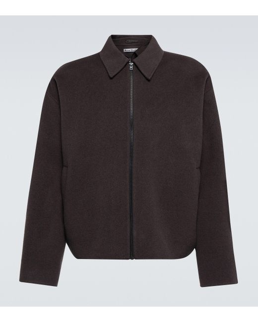 Acne Black Wool Jacket for men